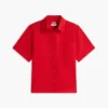 Short-Sleeve Linen-Blend Shirt Short-Sleeve Linen-Blend Shirt