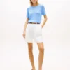 Short-Sleeve Open-Knit Sweater Short-Sleeve Open-Knit Sweater