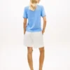 Short-Sleeve Open-Knit Sweater Short-Sleeve Open-Knit Sweater