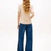 Short-Sleeve Open-Knit Sweater Short-Sleeve Open-Knit Sweater