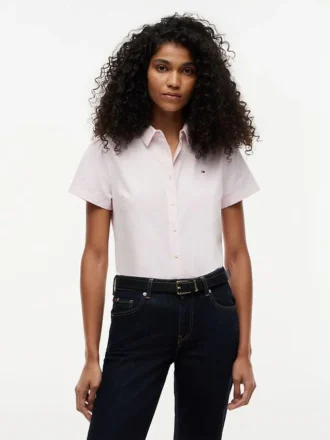 Short-Sleeve Oxford Shirt