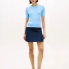 Short-Sleeve Pointelle Pocket Sweater Short-Sleeve Pointelle Pocket Sweater