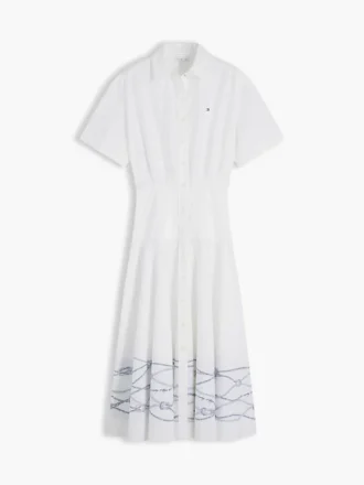 Short-Sleeve Poplin Shirtdress Short-Sleeve Poplin Shirtdress