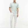 Short-Sleeve Striped Oxford Shirt Short-Sleeve Striped Oxford Shirt