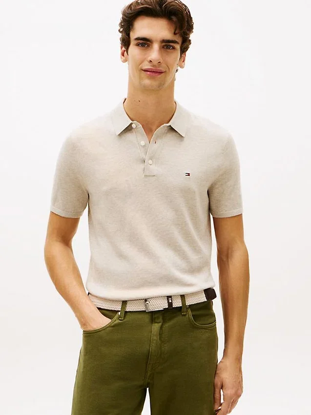 Short-Sleeve Sweater Polo Short-Sleeve Sweater Polo