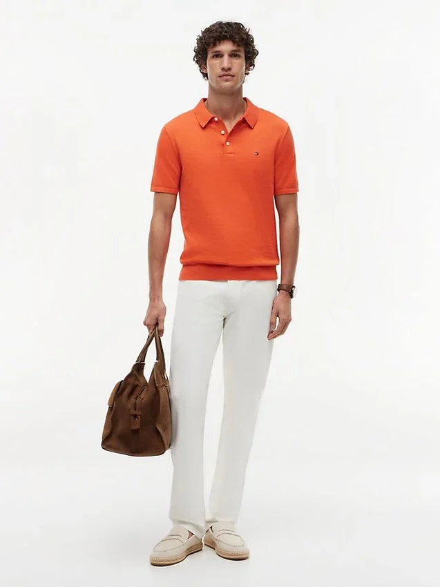 Short-Sleeve Sweater Polo Short-Sleeve Sweater Polo
