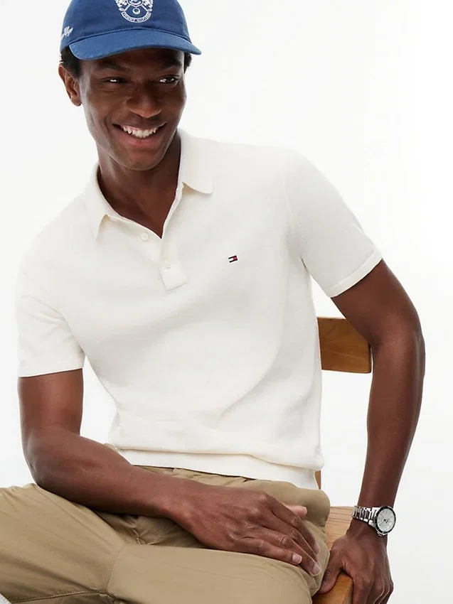 Short-Sleeve Sweater Polo Short-Sleeve Sweater Polo