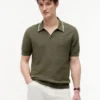 Short-Sleeve Tipped Sweater Polo Short-Sleeve Tipped Sweater Polo