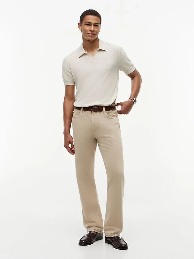 Short-Sleeve Tipped Sweater Polo Short-Sleeve Tipped Sweater Polo
