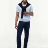 Short-Sleeve Tipped Sweater Polo Short-Sleeve Tipped Sweater Polo