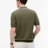 Short-Sleeve Tipped Sweater Polo Short-Sleeve Tipped Sweater Polo
