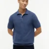 Short-Sleeve Waffled Sweater Polo Short-Sleeve Waffled Sweater Polo