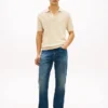 Short-Sleeve Waffled Sweater Polo Short-Sleeve Waffled Sweater Polo