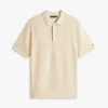 Short-Sleeve Waffled Sweater Polo Short-Sleeve Waffled Sweater Polo