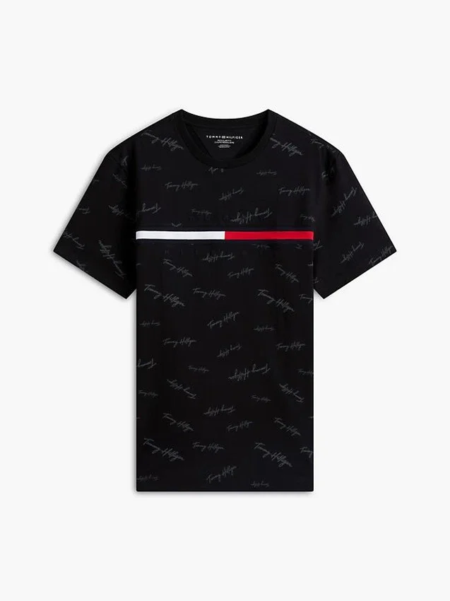 Signature Flag Stripe Logo T-Shirt Signature Flag Stripe Logo T-Shirt