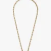 Signature Stripe Chain Link Necklace