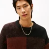 Signature Stripe Chain Link Necklace