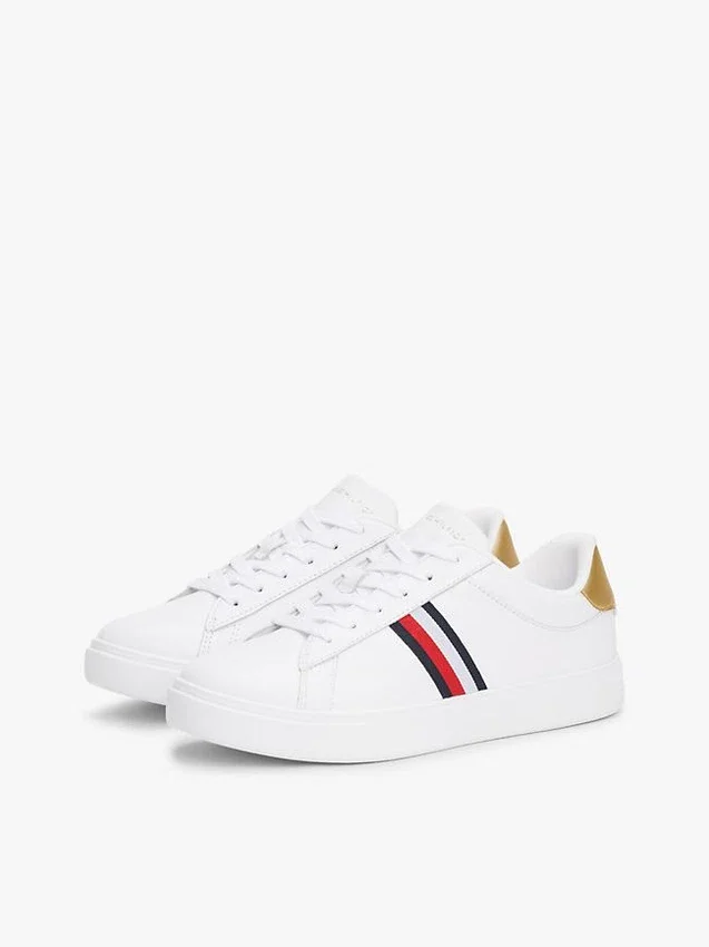 Signature Stripe Leather Court Sneaker Signature Stripe Leather Court Sneaker