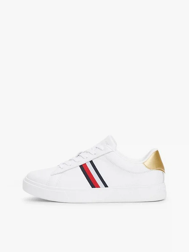 Signature Stripe Leather Court Sneaker Signature Stripe Leather Court Sneaker
