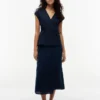 Sleeveless Linen-Blend Wrap Top Sleeveless Linen-Blend Wrap Top