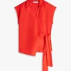 Sleeveless Linen Wrap Top Sleeveless Linen Wrap Top