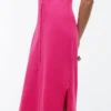 Sleeveless Pique Midi Polo Dress Sleeveless Pique Midi Polo Dress