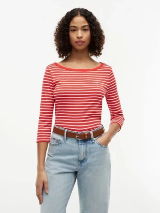 Slim Fit Boatneck T-Shirt