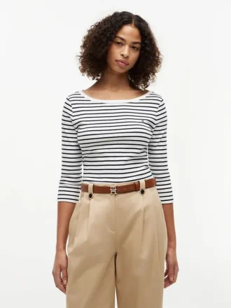 Slim Fit Boatneck T-Shirt