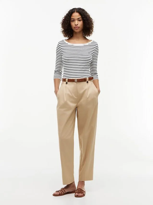 Slim Fit Boatneck T-Shirt Slim Fit Boatneck T-Shirt