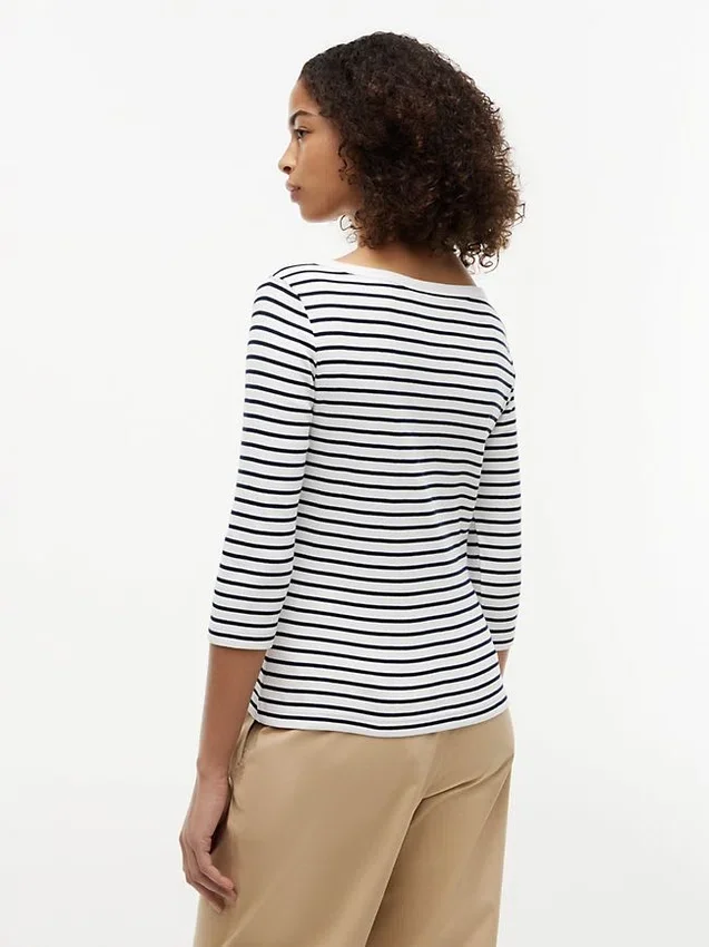 Slim Fit Boatneck T-Shirt Slim Fit Boatneck T-Shirt