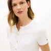 Slim Fit Button-Up T-Shirt Slim Fit Button-Up T-Shirt