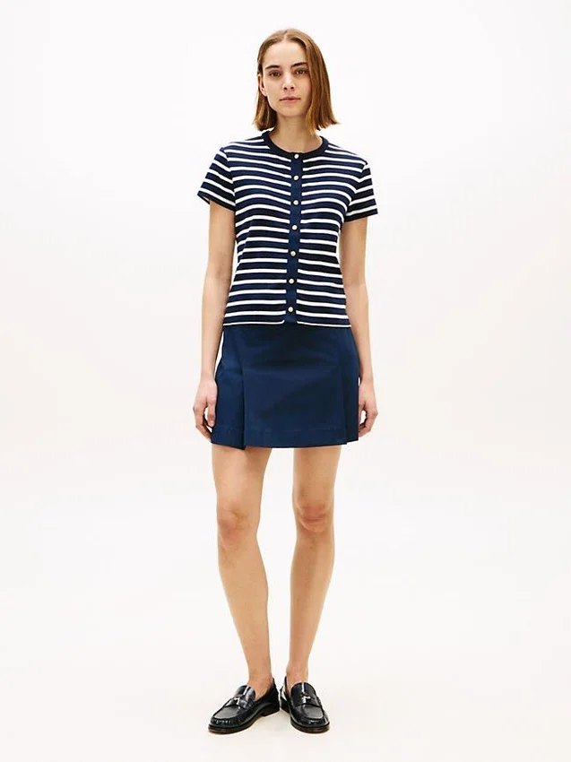 Slim Fit Button-Up T-Shirt Slim Fit Button-Up T-Shirt