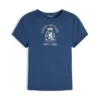 Slim Fit Garment-Dyed Crest Logo T-Shirt Slim Fit Garment-Dyed Crest Logo T-Shirt