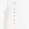 Slim Fit Linen-Blend Vest Slim Fit Linen-Blend Vest