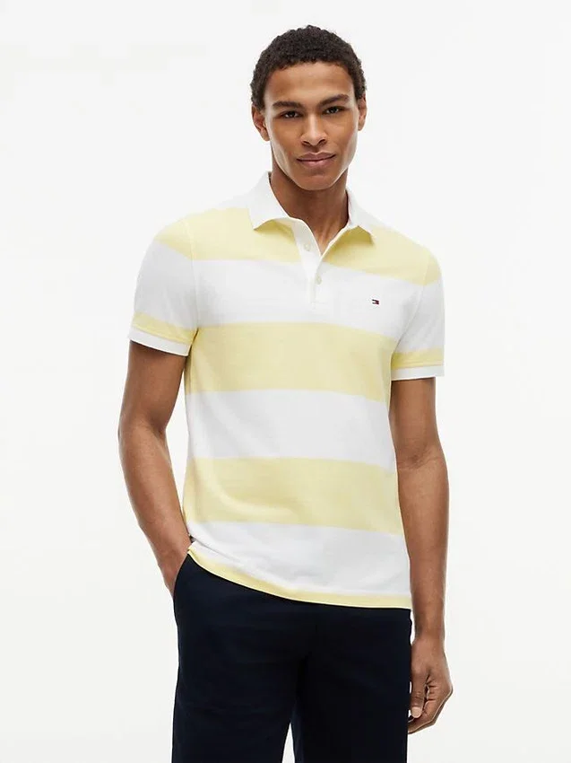 Slim Fit Rugby Stripe Polo Slim Fit Rugby Stripe Polo