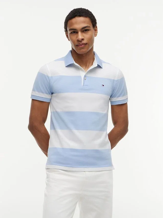 Slim Fit Rugby Stripe Polo Slim Fit Rugby Stripe Polo