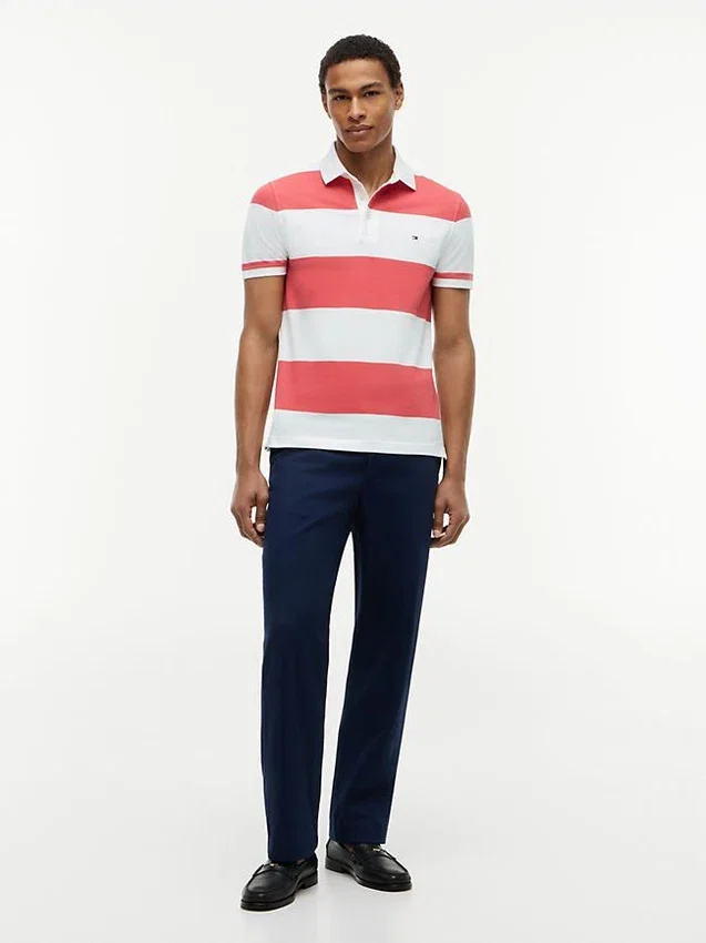Slim Fit Rugby Stripe Polo Slim Fit Rugby Stripe Polo