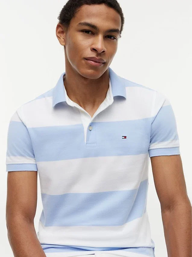 Slim Fit Rugby Stripe Polo Slim Fit Rugby Stripe Polo