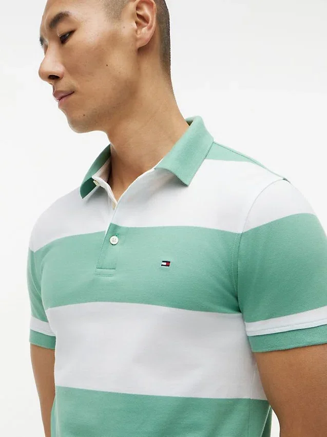 Slim Fit Rugby Stripe Polo Slim Fit Rugby Stripe Polo