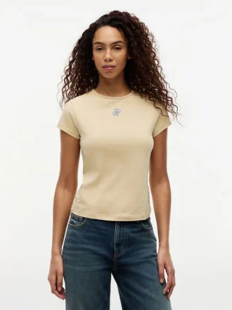 Slim Fit Script Monogram T-Shirt
