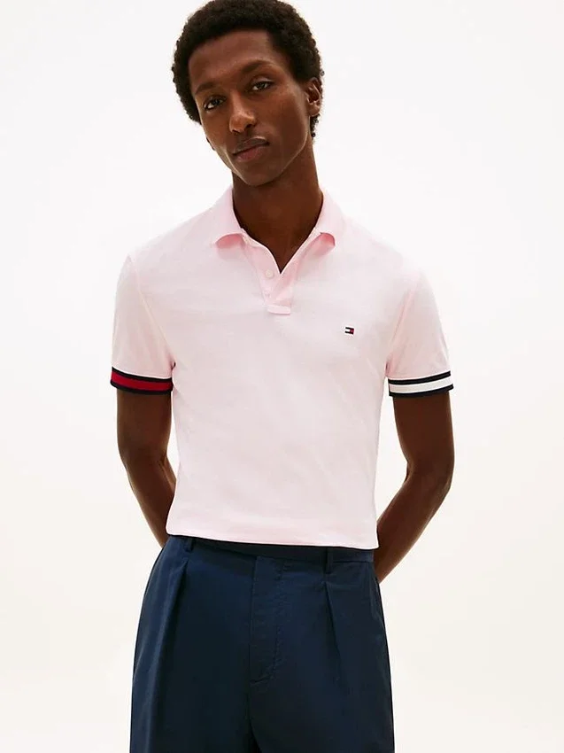 Slim Fit Smooth Cotton Interlock Polo Slim Fit Smooth Cotton Interlock Polo