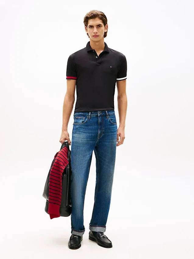 Slim Fit Smooth Cotton Interlock Polo Slim Fit Smooth Cotton Interlock Polo