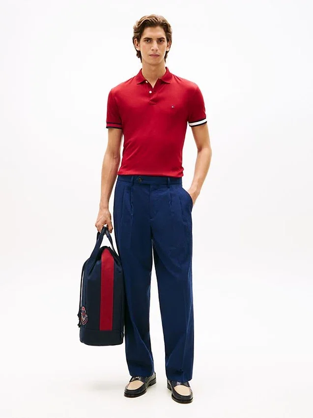 Slim Fit Smooth Cotton Interlock Polo Slim Fit Smooth Cotton Interlock Polo