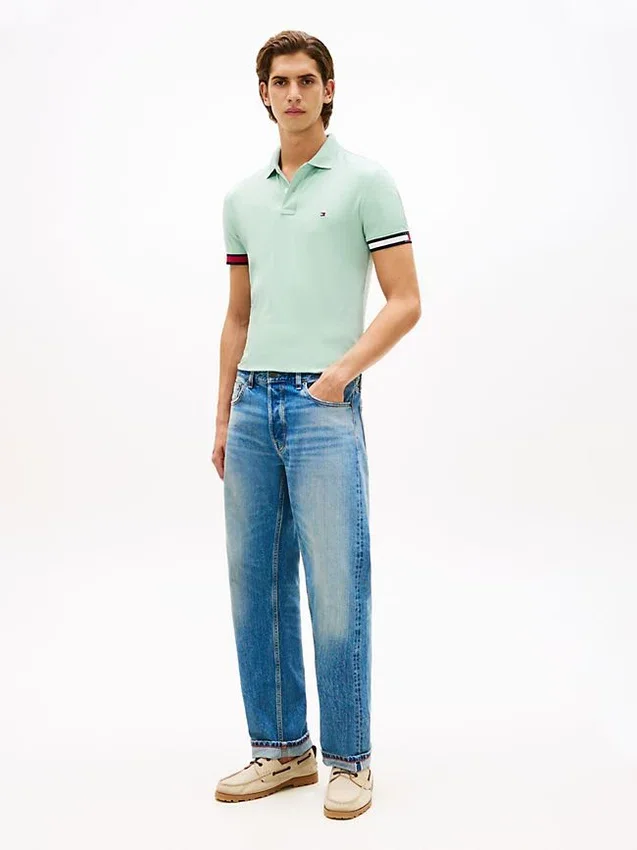 Slim Fit Smooth Cotton Interlock Polo Slim Fit Smooth Cotton Interlock Polo