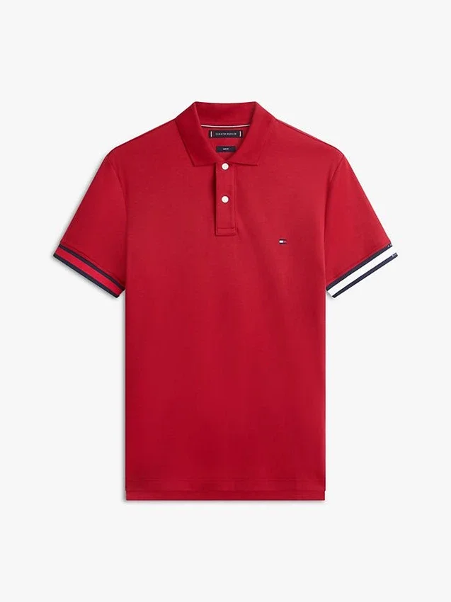 Slim Fit Smooth Cotton Interlock Polo Slim Fit Smooth Cotton Interlock Polo