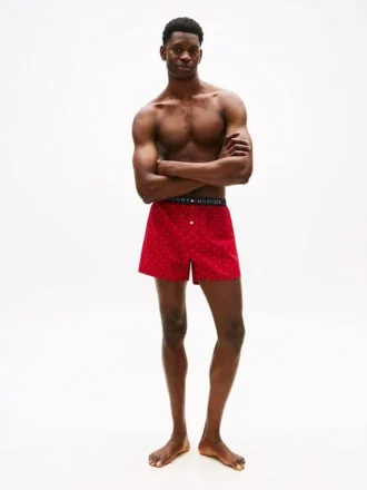 Slim Fit Woven Boxer
