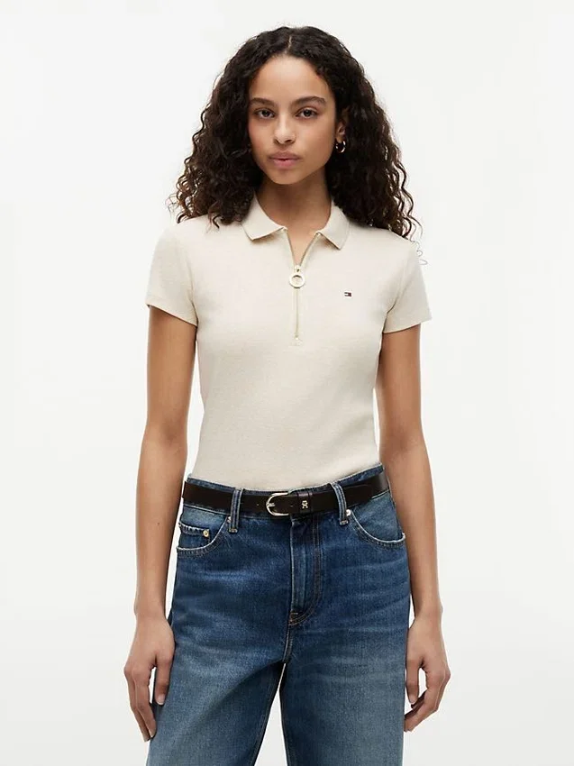 Slim Fit Zip Polo Slim Fit Zip Polo