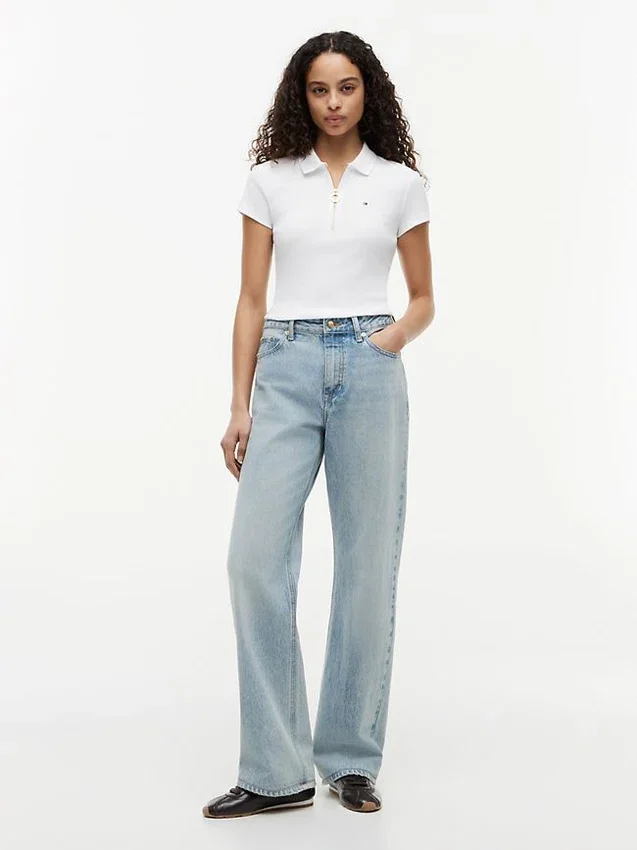 Slim Fit Zip Polo Slim Fit Zip Polo