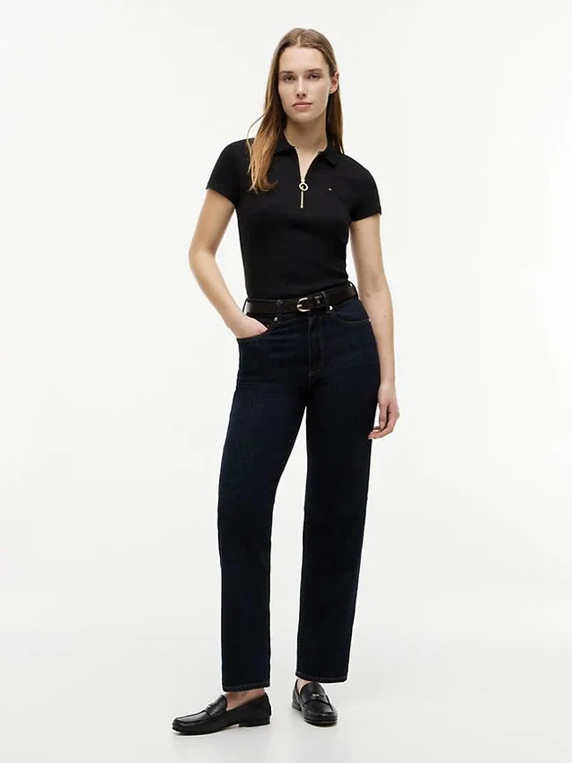 Slim Fit Zip Polo Slim Fit Zip Polo