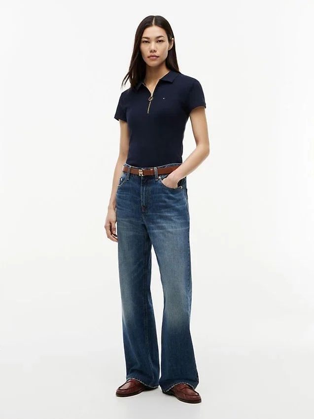 Slim Fit Zip Polo Slim Fit Zip Polo